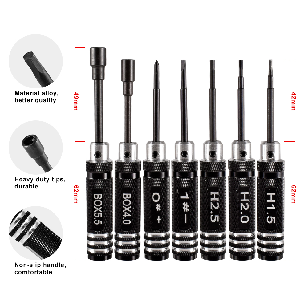 9IMOD RC Hex Driver Set Metal  - Rc Helicopter Tool Kit ulasan dan harga