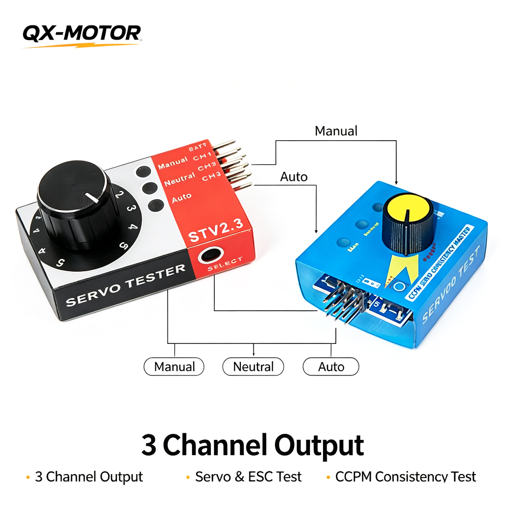 RC Servo Tester 3 Channel CCPM - Rc Helicopter Remote Control ulasan dan harga