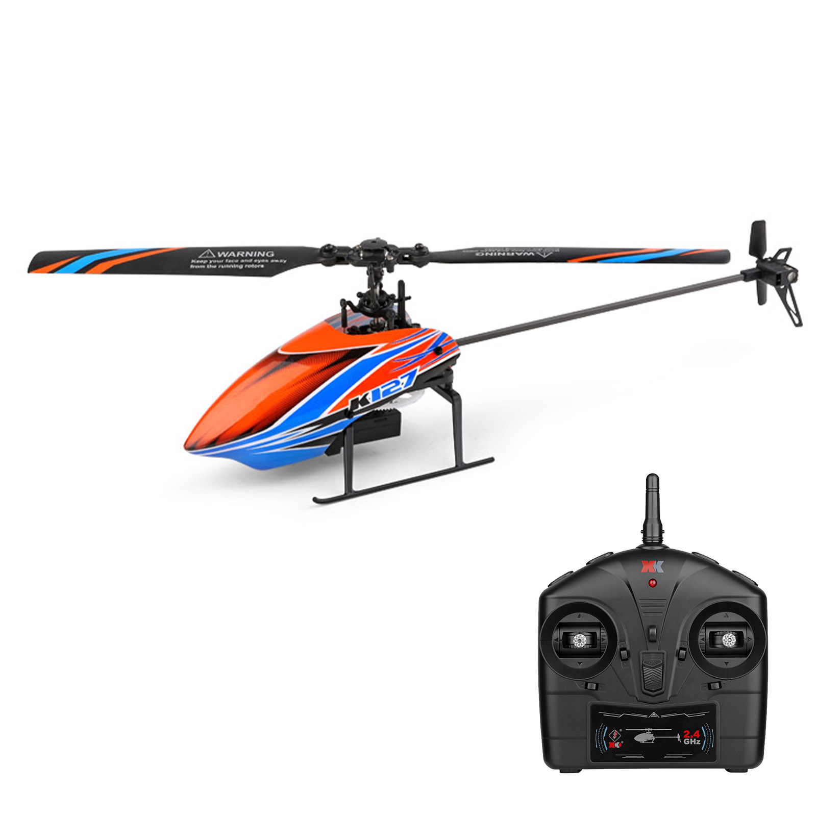 WLtoys XK K127 4CH 6-axis Gyro - Rc Helicopter Blade ulasan dan harga